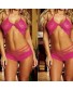 Hot Lace Sexy Women's Intimates Babydoll Lingerie Bra Thongs 